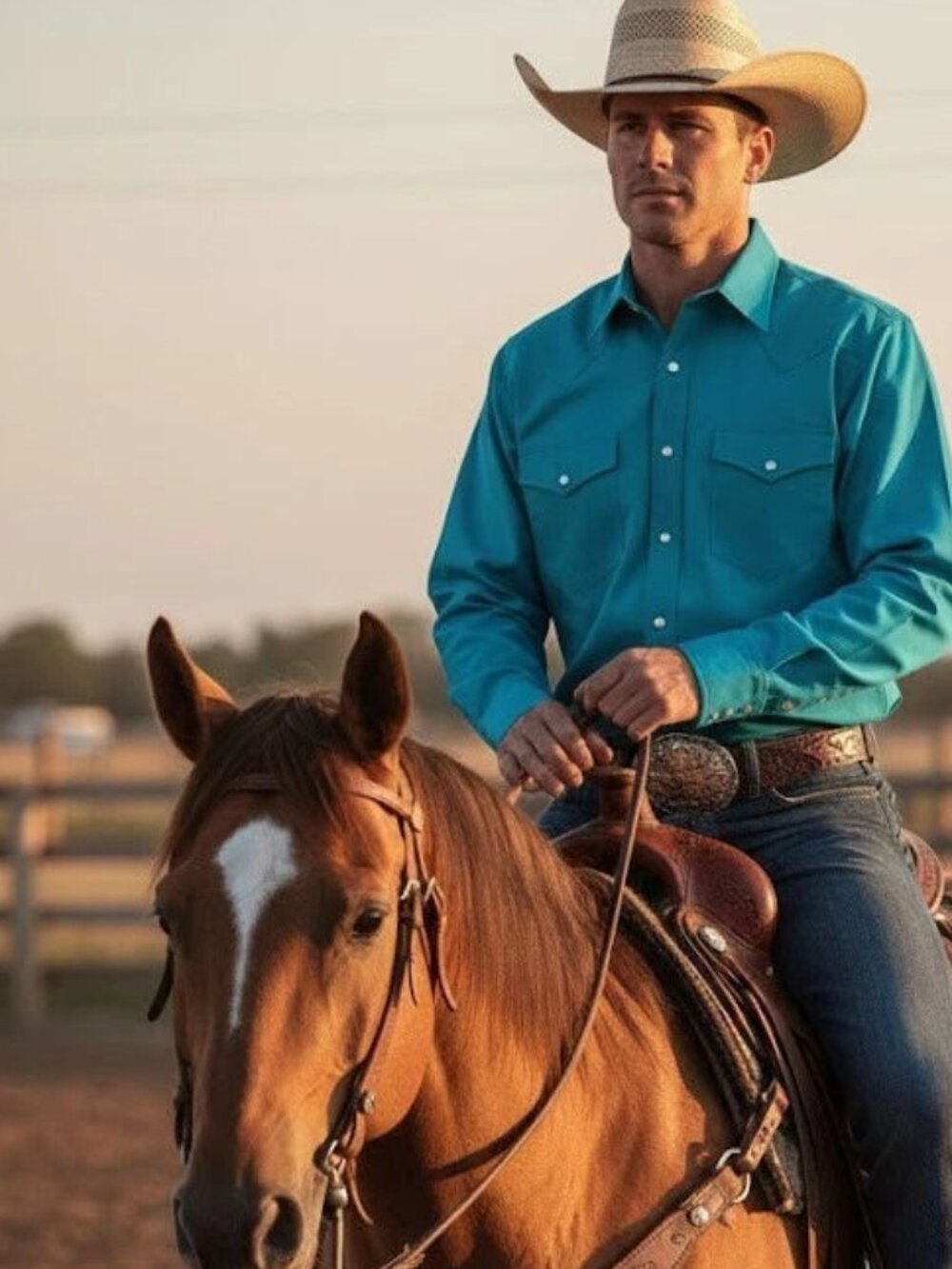 ROPER MENS WESTERN STYLE RODEO SHIRT